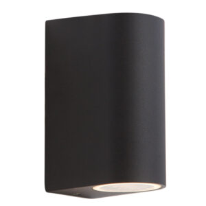 Voyager 2 Light Black Outdoor Wall Light