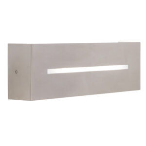 Atholl Satin Chrome Outdoor Wall Light