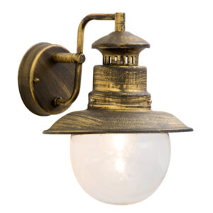 Greenside Antique Gold Outdoor Wall Lantern