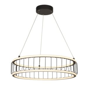 Habitat Led 1 Light Black Pendant Light