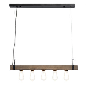 Montana 5 Light Black Pendant Light