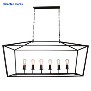 Maison 6 Light Black Pendant Light