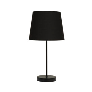 Dante 1 Light Black Table Lamp
