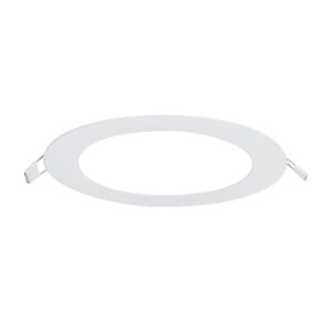Round 9w 6500k White Recessed Ceiling Panel