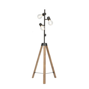 Thathu 1 Light Black Floor Lamp