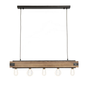 Colorado 5 Light Black Pendant Light
