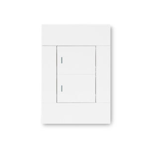 Veti 2 White 2 Lever 2 Way Wall Switch