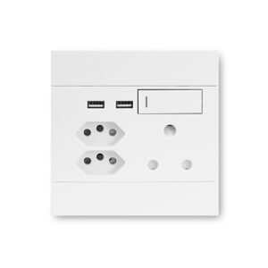 Veti 2 White Usb Wall Plug
