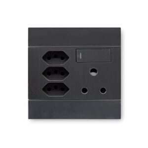 Veti 2 Charcoal Euro Wall Plug