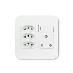 Veti 1 White Euro Wall Plug