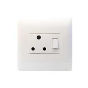 Ysalis White Single Wall Plug