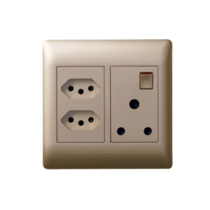 Ysalis Champagne Monobloc Wall Plug