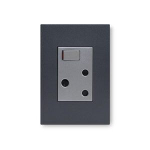 Arteor Graphite And Magnesium Single Wall Plug