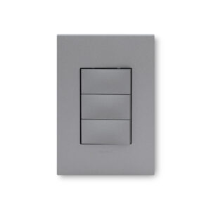 Arteor Magnesium 3 Lever 1 Way Wall Switch