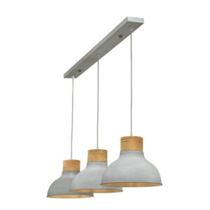 Jett 3 Light Concrete Pendant Light