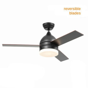 Phoenix Led 3 Blade Black Ceiling Fan