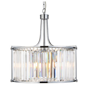 Alaia 5 Light Chrome Pendant Light