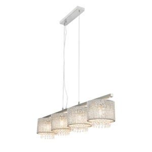 Katyx 4 Light Chrome Pendant Light