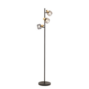 Nest 3 Light Black Floor Lamp