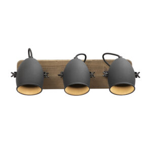 Carbon 3 Light Black Spotlight