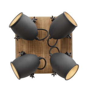 Carbon 4 Light Black Spotlight