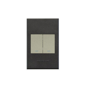 Veti 3 Graphite And Titanium 1 Lever 2 Way Wall Switch