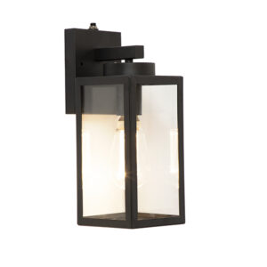 Hyde Park Black Sensor Outdoor Wall Light