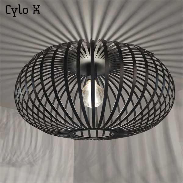 Cylo X 1 Light Black Ceiling Light - Image 2