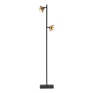 Sven 2 Light Black Floor Lamp