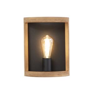 Riviera 1 Light Wooden Wall Light