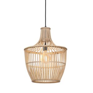 Palermo 1 Light Natural Pendant Light