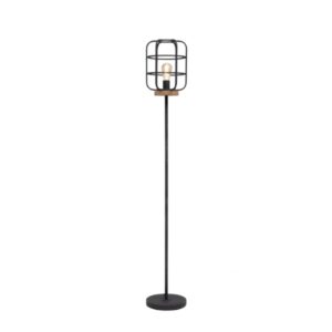 Fabrica 1 Light Black Floor Lamp