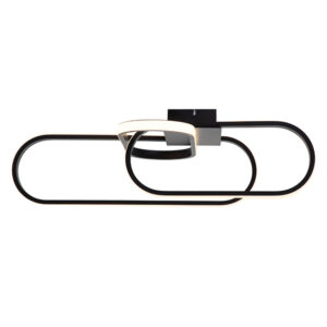 Nomad Led 3 Light Black Ceiling Light