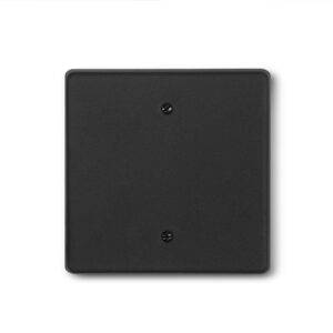 Lesco Steel Black Wall Blank Cover