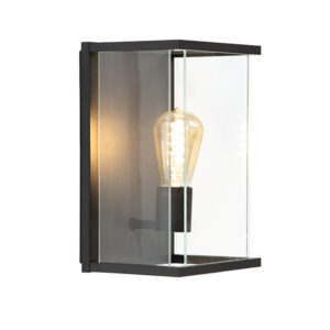 Silverhurst Black Outdoor Wall Lantern - For Covered Applications Only