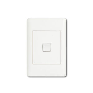Apollo White 1 Lever Wall Switch