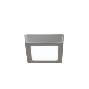 Square 9w 6500k Silver Surface Ceiling Panel