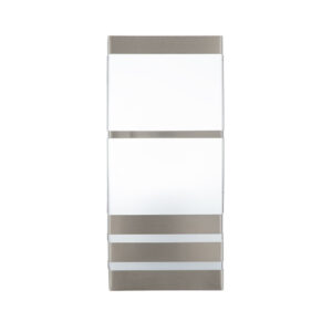 Zenzele Satin Chrome Outdoor Wall Light