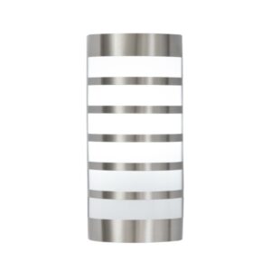 Zodwa Satin Chrome Outdoor Wall Light