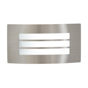 Sanele Satin Chrome Outdoor Wall Light