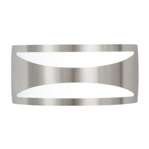 Zinhle Satin Chrome Outdoor Wall Light
