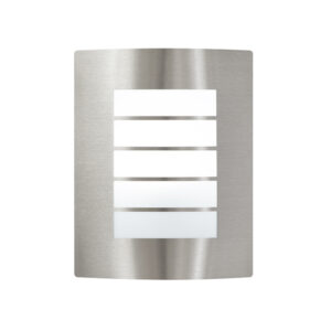 Zanele Satin Chrome Outdoor Wall Light
