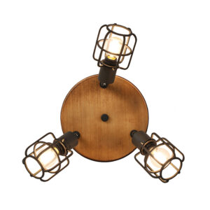 Fabrica 3 Light Black Spotlight