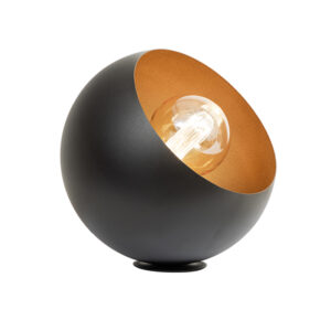 Lava 1 Light Black Table Lamp