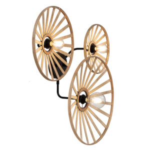 Velo 3 Light Natural Wall Light