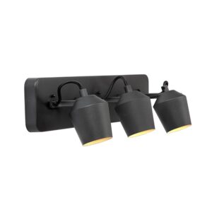 Maurice 3 Light Black Spot Light