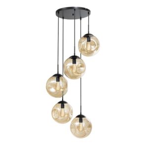 Verve 5 Light Champagne Pendant Light