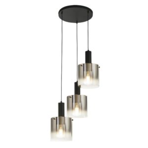 Jiraiya 3 Light Smokey Pendant Light