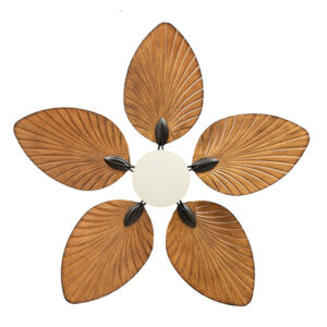 Umhlali Led 5 Blade Dark Brown Ceiling Fan