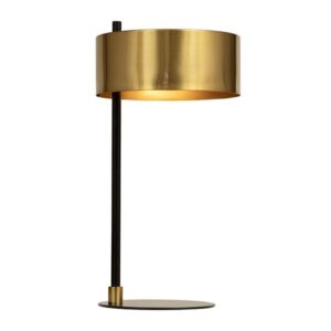 Lennox 1 Light Black And Gold Table Lamp